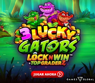 3  Lucky Gators  por Global Games