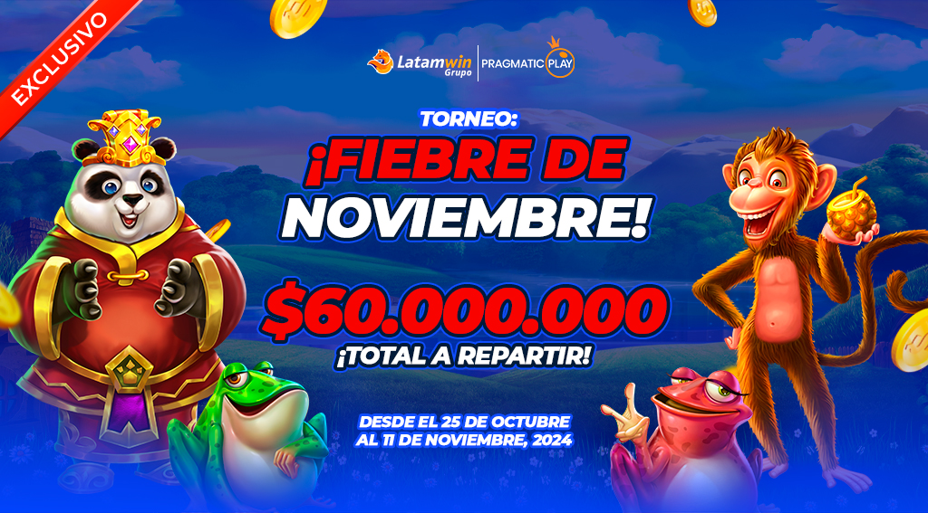 TORNEO FIEBRE DE NOVIEMBRE POR PRAGMATIC