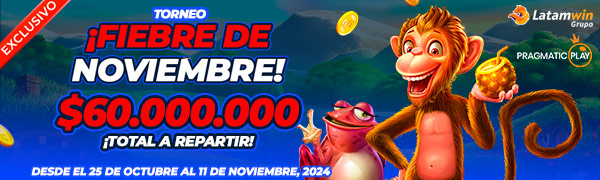 TORNEO FIEBRE DE NOVIEMBRE POR PRAGMATIC