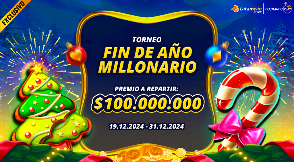 TORNEO FIN DE AÑO MILLONARIO  PRAGMATIC PLAY