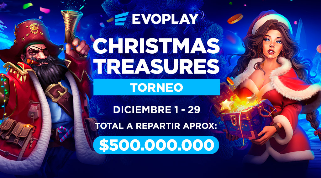 TORNEO DE RED CHRISTMAS TREASURES POR EVOPLAY