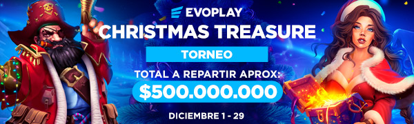 TORNEO DE RED CHRISTMAS TREASURES POR EVOPLAY