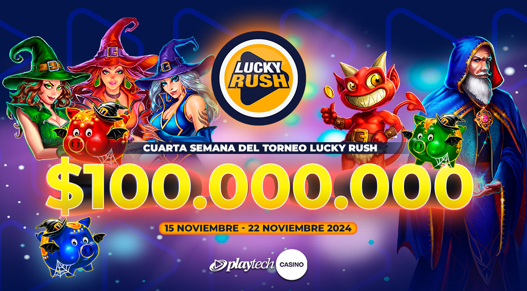 TORNEO DE RED LUCKY RUSH POR PLAYTECH