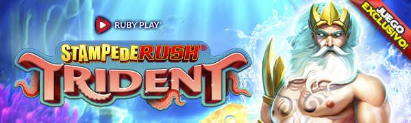 Juego Exclusivo Stampede Rush Trident por Rubyplay