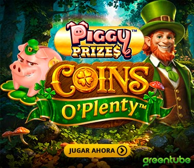 Piggy Prizes  Coins O Plenty por Greentube