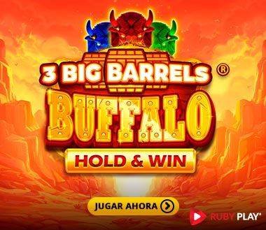 3 Big Barrel Buffalo por Rubyplay