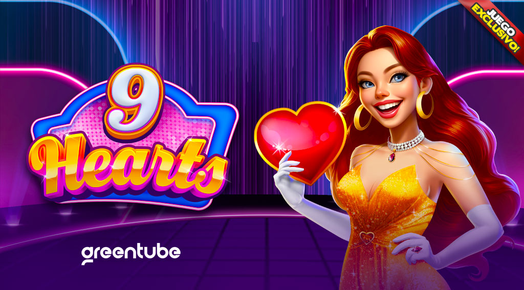 Juego Exclusivo 9 Hearts por Greentube