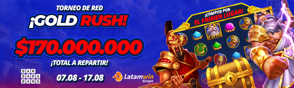 Torneo Gold Rush por Barbara Bang