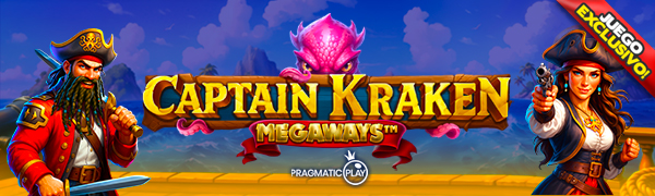 Juego Exclusivo Captain Kraken Megaways por Pragmatic