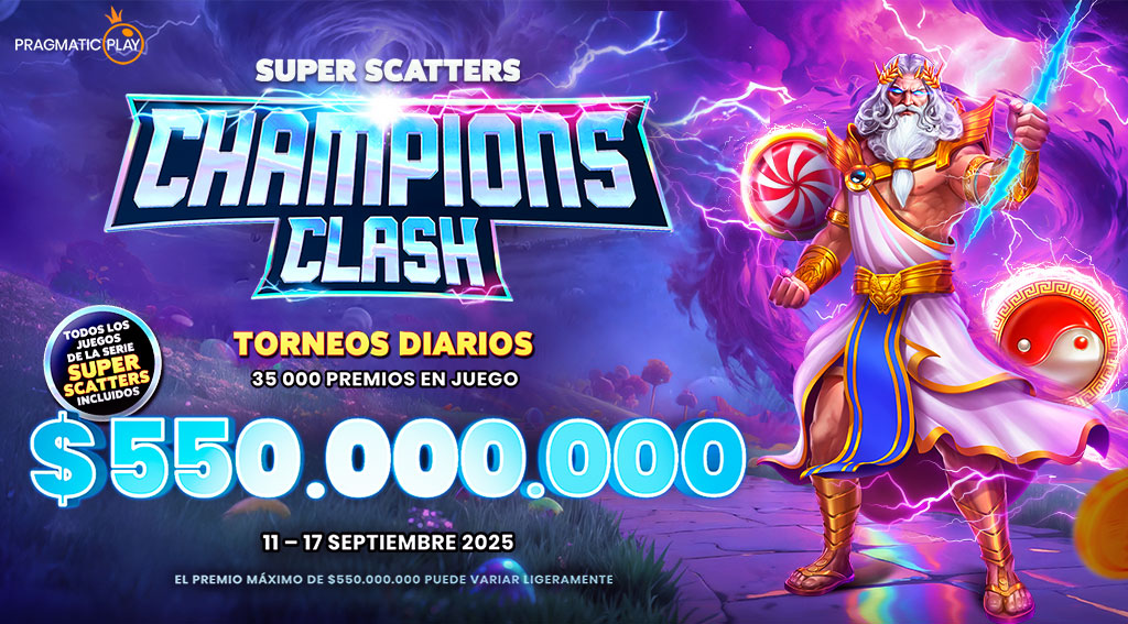Promocion Champions Clash por Pragmatic