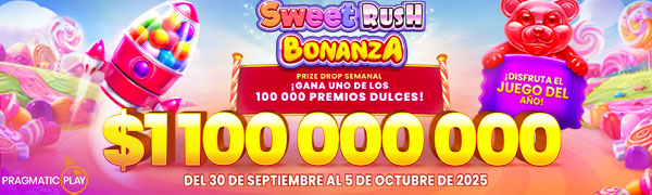 Promocion Sweet Rush Bonanza por Pragmatic