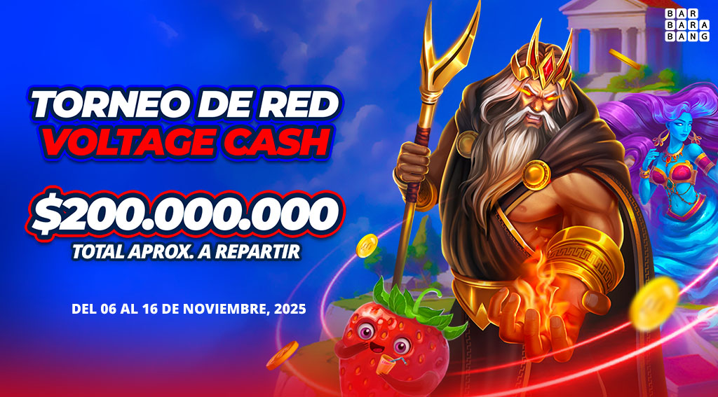 Torneo de Red Voltage Cash por Barbara Bang