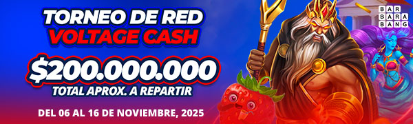 Torneo de Red Voltage Cash por Barbara Bang