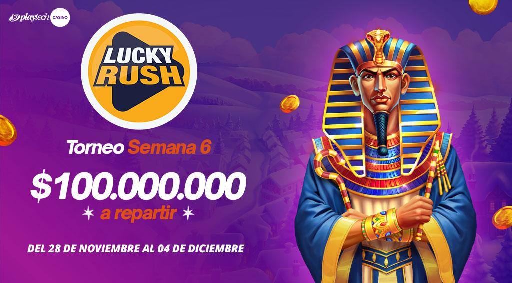 Promoción Lucky Rush por Playtech