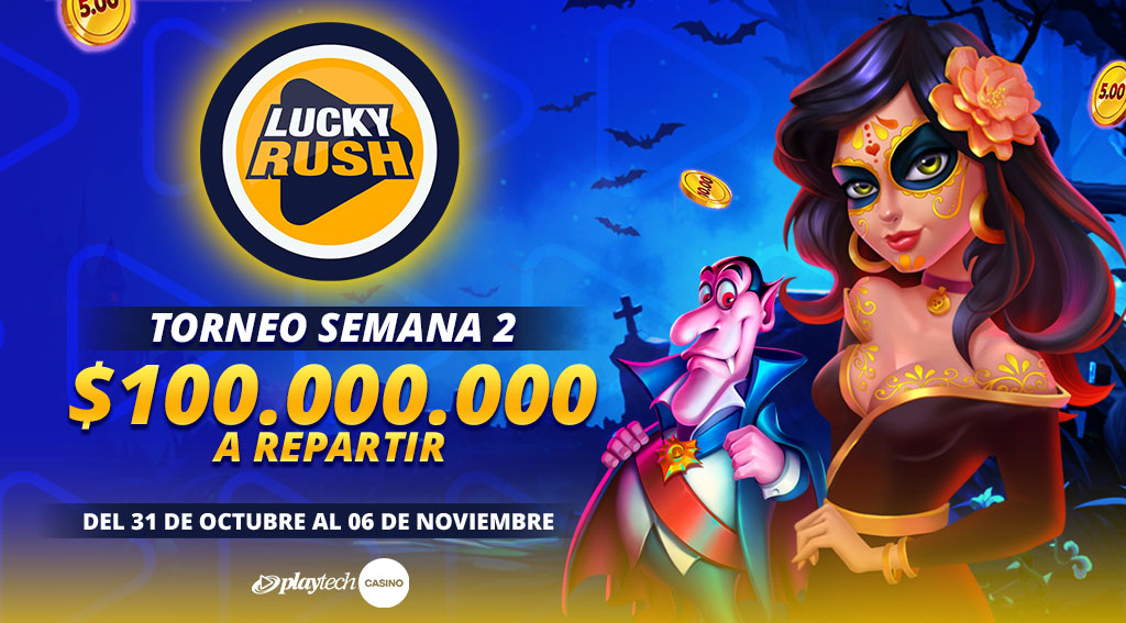 Promoción Lucky Rush por Playtech