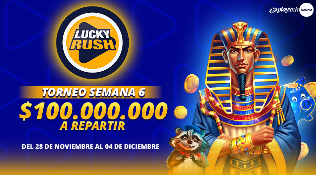 Promoción Lucky Rush por Playtech
