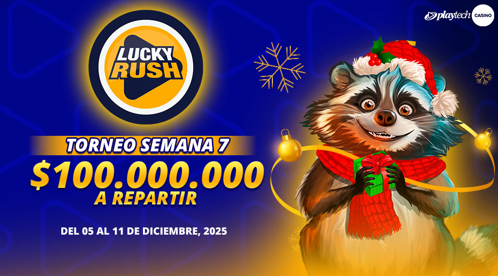 Promoción Lucky Rush por Playtech