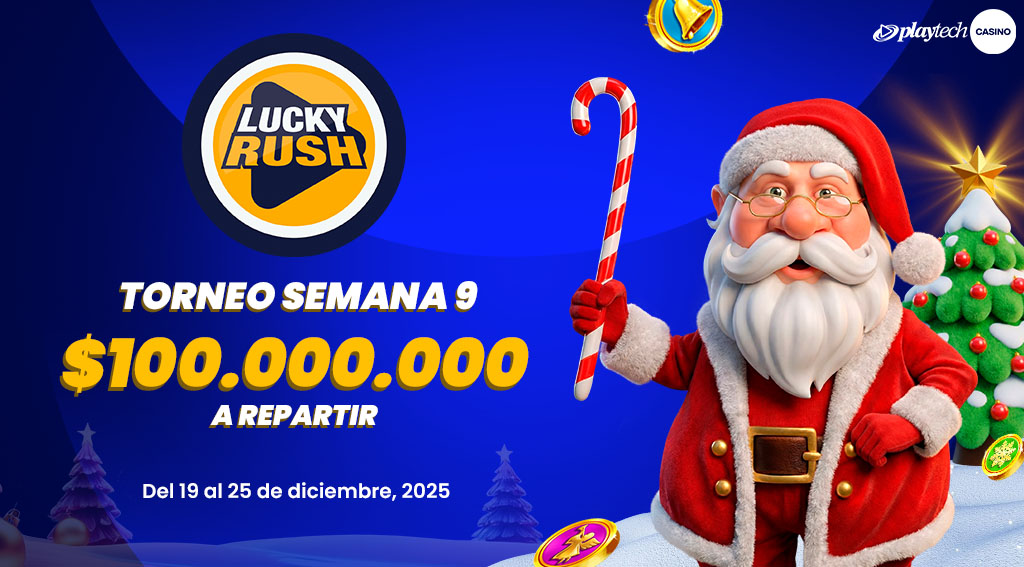 Promoción Lucky Rush por Playtech