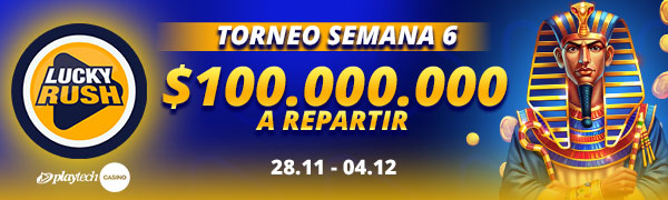 Promoción Lucky Rush por Playtech