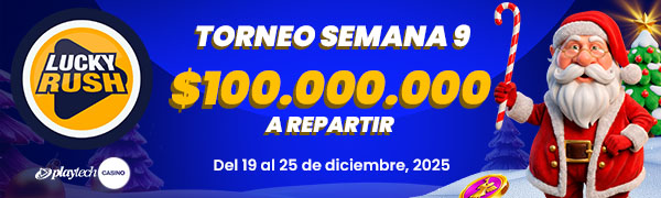 Promoción Lucky Rush por Playtech