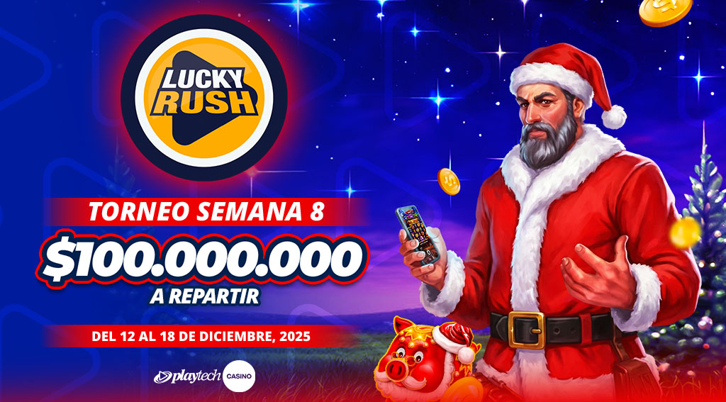 Promoción Lucky Rush por Playtech