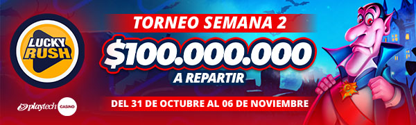 Promoción Lucky Rush por Playtech