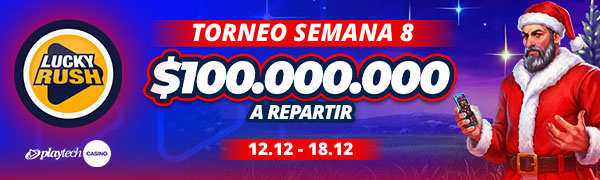 Promoción Lucky Rush por Playtech