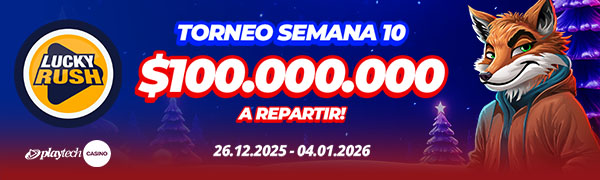 Promoción Lucky Rush por Playtech