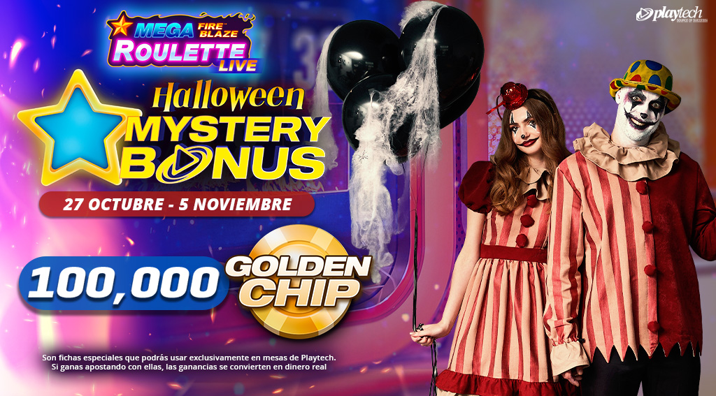 Promoción Mystery Bonus Halloween por Playtech