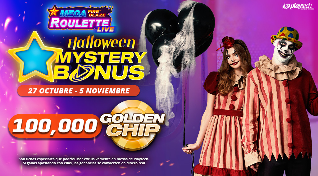 Promoción Mystery Bonus Halloween por Playtech