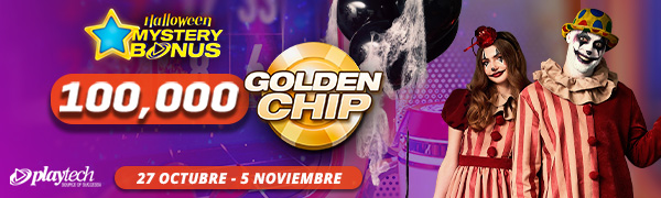 Promoción Mystery Bonus Halloween por Playtech