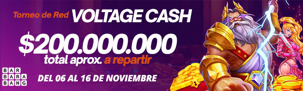 Torneo de Red Voltage Cash por Barbara Bang