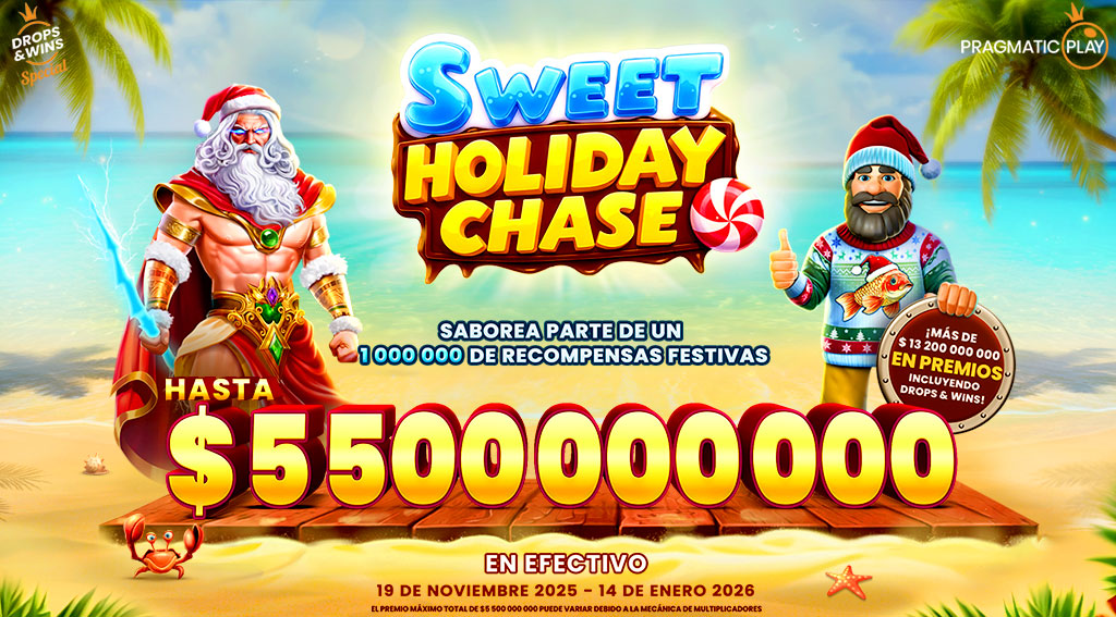 Promocion de Red Sweet Holiday Chase por Pragmatic