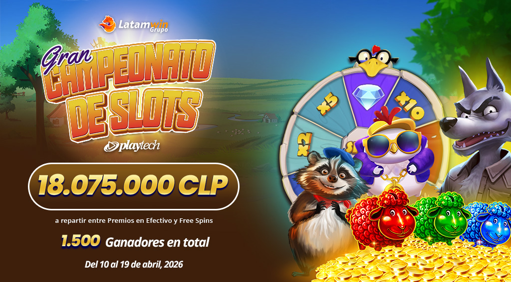 Torneo Gran Campeonato de Slots por Playtech