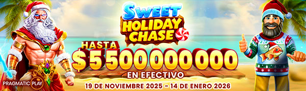 Promocion de Red Sweet Holiday Chase por Pragmatic