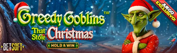 Juego Exclusivo Greedy Goblins That Stole Christmas  Hold  Win