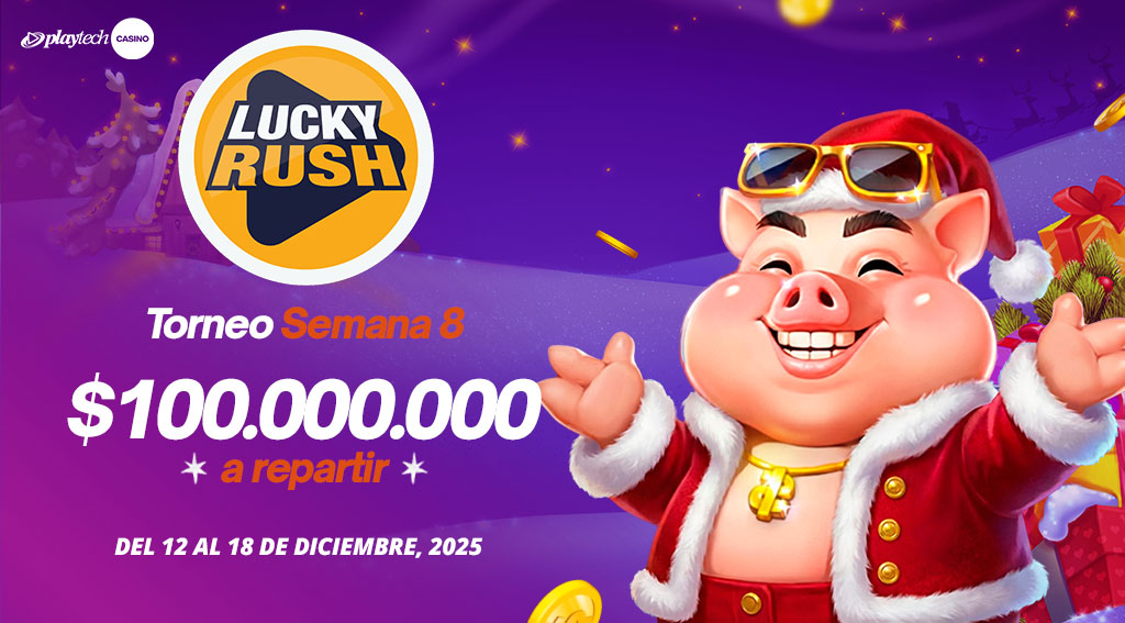 Promoción Lucky Rush por Playtech
