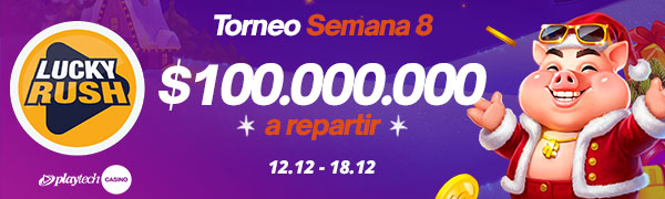 Promoción Lucky Rush por Playtech