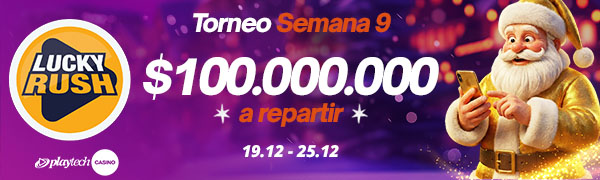 Promoción Lucky Rush por Playtech