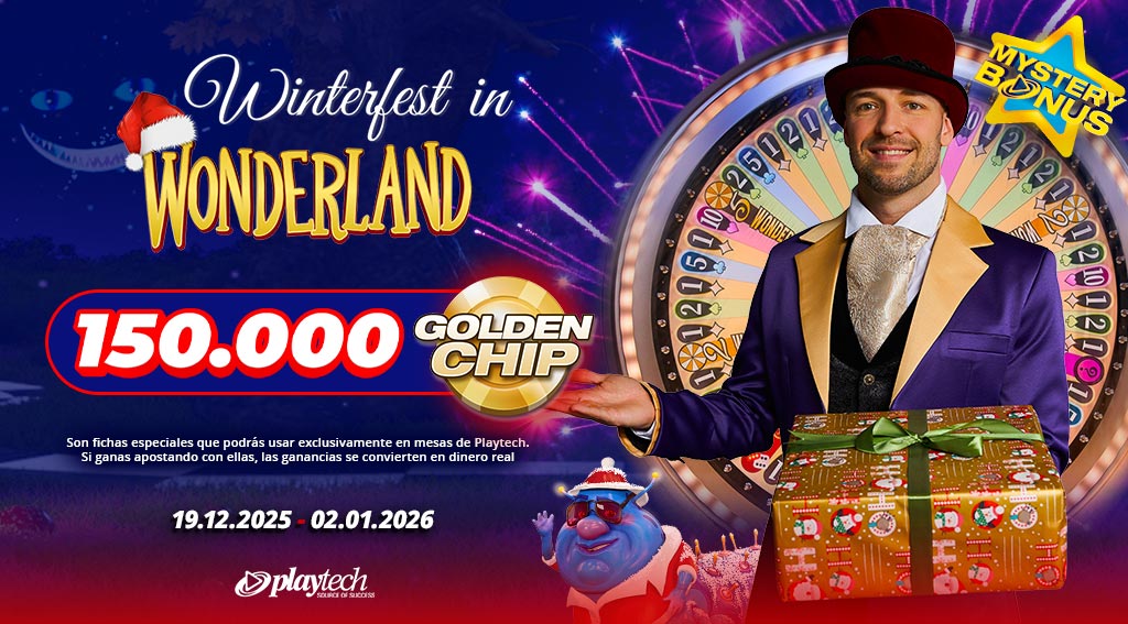 Promoción Mystery Bonus por Playtech