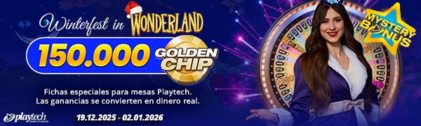Promoción Mystery Bonus por Playtech