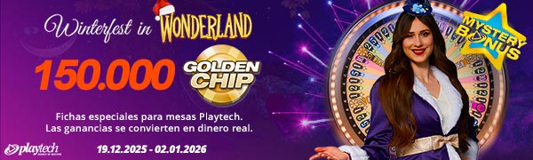 Promoción Mystery Bonus por Playtech