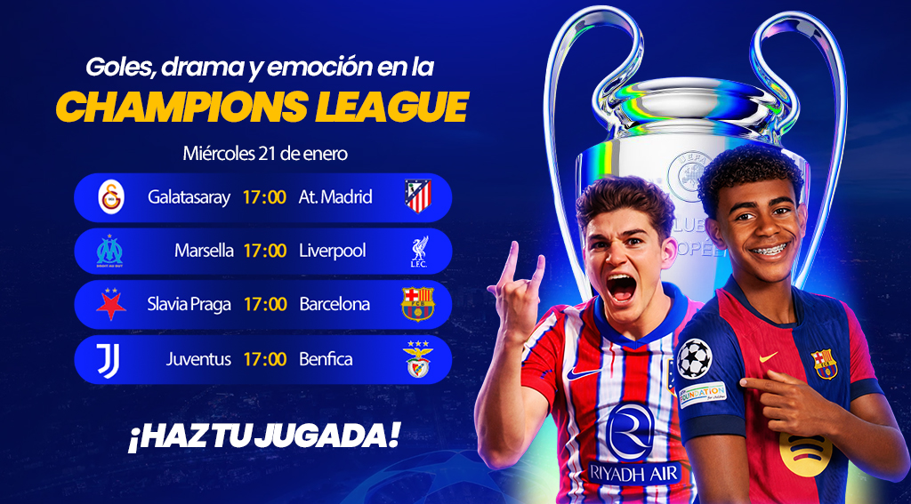 Champions League Miercoles 21