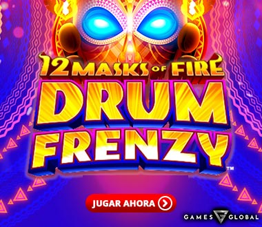 12 Masks of Fire Drum Frenzy GamesGlobal