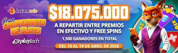 Torneo Gran Campeonato de Slots por Playtech
