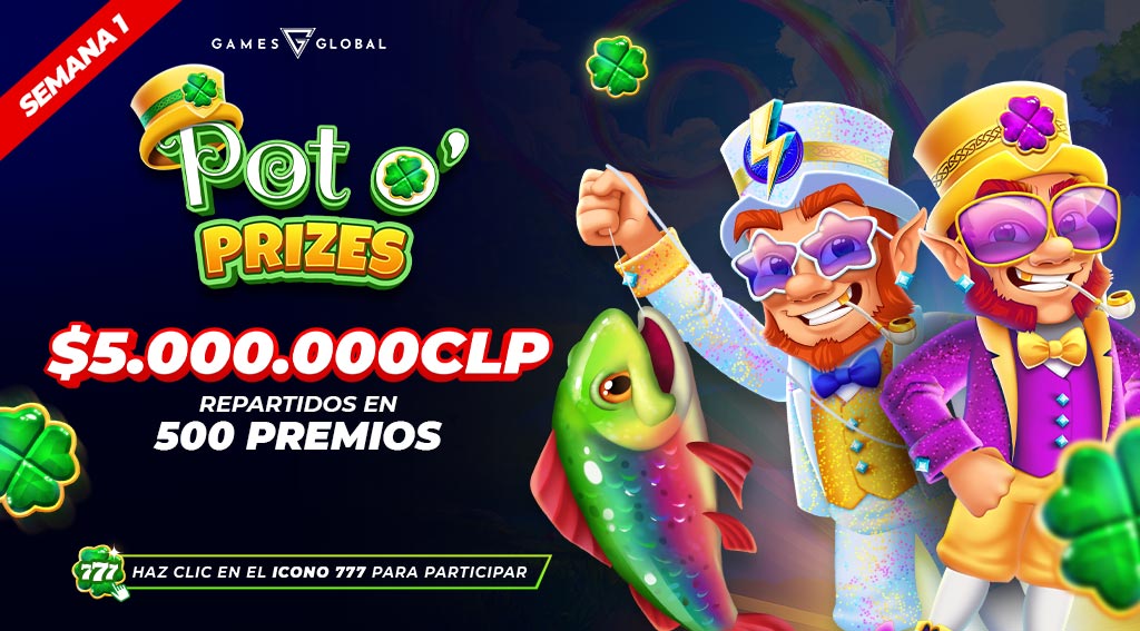 Torneo Pot o’ Prizes por Games Global