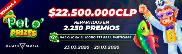 Torneo Pot o’ Prizes por Games Global semana 4