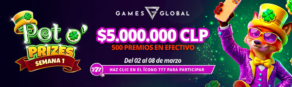 Torneo Pot o’ Prizes por Games Global