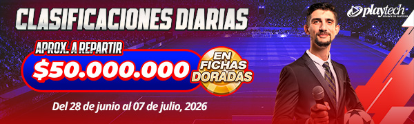 PROMOCION CLASIFICACION DIARIA POR PLAYTECH