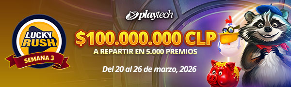 Promoción Lucky Rush por Playtech